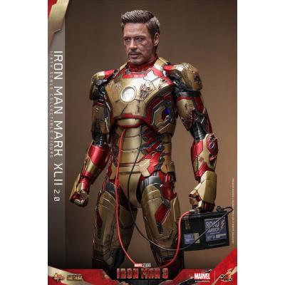 Iron Man 3 Figura Movie Masterpiece Diecast 1/6 Iron Man Mark XLII (2.0) 32 cm