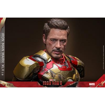 Iron Man 3 Figura Movie Masterpiece Diecast 1/6 Iron Man Mark XLII (2.0) 32 cm
