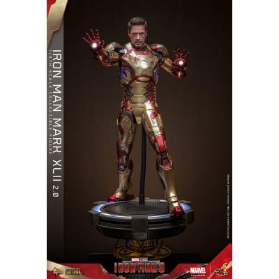 Iron Man 3 Figura Movie Masterpiece Diecast 1/6 Iron Man Mark XLII (2.0) 32 cm