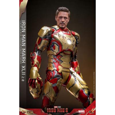 Iron Man 3 Figura Movie Masterpiece Diecast 1/6 Iron Man Mark XLII (2.0) 32 cm