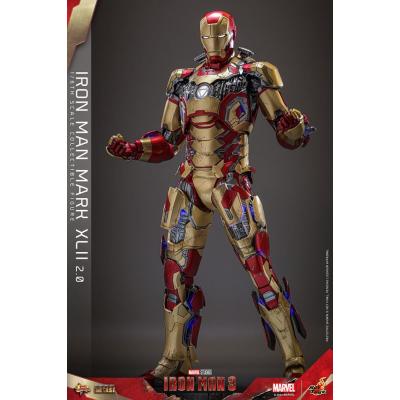 Iron Man 3 Figura Movie Masterpiece Diecast 1/6 Iron Man Mark XLII (2.0) 32 cm