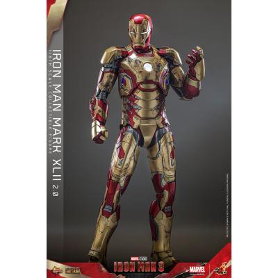 Iron Man 3 Figura Movie Masterpiece Diecast 1/6 Iron Man Mark XLII (2.0) 32 cm