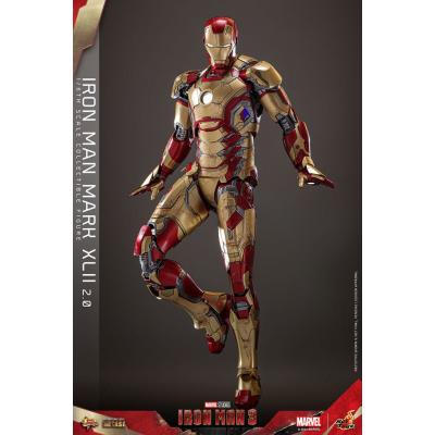 Iron Man 3 Figura Movie Masterpiece Diecast 1/6 Iron Man Mark XLII (2.0) 32 cm