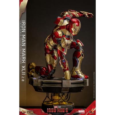 Iron Man 3 Figura Movie Masterpiece Diecast 1/6 Iron Man Mark XLII (2.0) 32 cm
