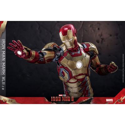 Iron Man 3 Figura Movie Masterpiece Diecast 1/6 Iron Man Mark XLII (2.0) 32 cm