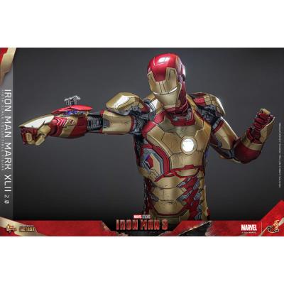 Iron Man 3 Figura Movie Masterpiece Diecast 1/6 Iron Man Mark XLII (2.0) 32 cm
