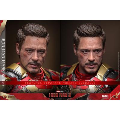 Iron Man 3 Figura Movie Masterpiece Diecast 1/6 Iron Man Mark XLII (2.0) 32 cm