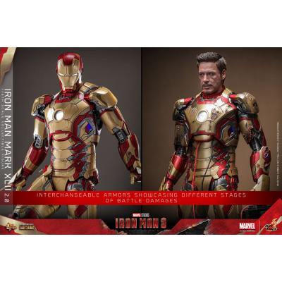 Iron Man 3 Figura Movie Masterpiece Diecast 1/6 Iron Man Mark XLII (2.0) 32 cm