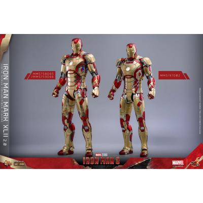 Iron Man 3 Figura Movie Masterpiece Diecast 1/6 Iron Man Mark XLII (2.0) 32 cm