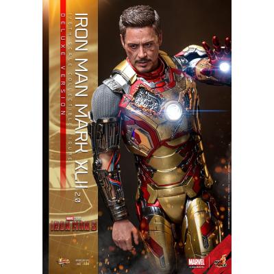 Iron Man 3 Figura Movie Masterpiece Diecast 1/6 Iron Man Mark XLII (2.0) Deluxe 32 cm