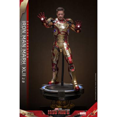 Iron Man 3 Figura Movie Masterpiece Diecast 1/6 Iron Man Mark XLII (2.0) Deluxe 32 cm