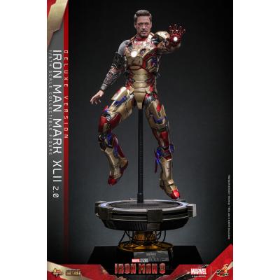 Iron Man 3 Figura Movie Masterpiece Diecast 1/6 Iron Man Mark XLII (2.0) Deluxe 32 cm