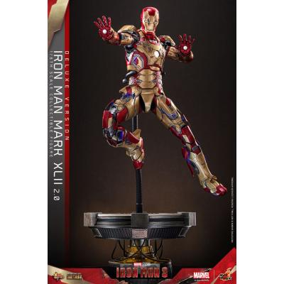 Iron Man 3 Figura Movie Masterpiece Diecast 1/6 Iron Man Mark XLII (2.0) Deluxe 32 cm