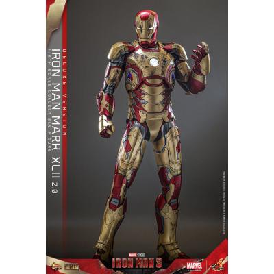 Iron Man 3 Figura Movie Masterpiece Diecast 1/6 Iron Man Mark XLII (2.0) Deluxe 32 cm