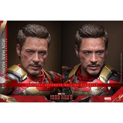 Iron Man 3 Figura Movie Masterpiece Diecast 1/6 Iron Man Mark XLII (2.0) Deluxe 32 cm