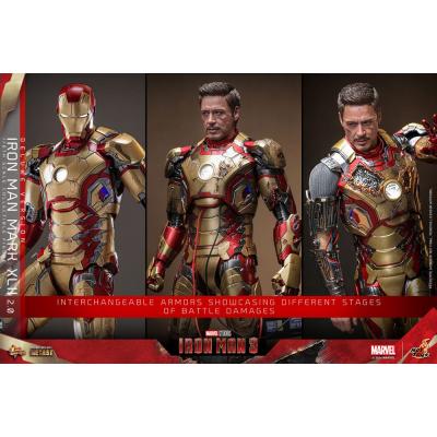 Iron Man 3 Figura Movie Masterpiece Diecast 1/6 Iron Man Mark XLII (2.0) Deluxe 32 cm