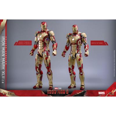 Iron Man 3 Figura Movie Masterpiece Diecast 1/6 Iron Man Mark XLII (2.0) Deluxe 32 cm