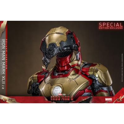 Iron Man 3 Figura Movie Masterpiece Diecast 1/6 Iron Man Mark XLII (2.0) Deluxe 32 cm