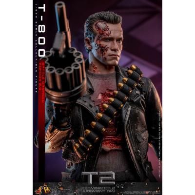 Terminator 2 Figura 1/6 Movie Masterpiece T-800 Battle Damaged Version 2.0 32 cm