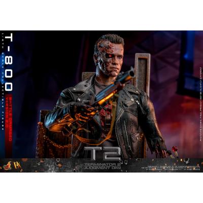 Terminator 2 Figura 1/6 Movie Masterpiece T-800 Battle Damaged Version 2.0 32 cm