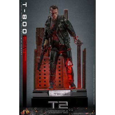 Terminator 2 Figura 1/6 Movie Masterpiece T-800 Battle Damaged Version 2.0 32 cm