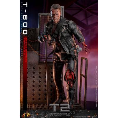 Terminator 2 Figura 1/6 Movie Masterpiece T-800 Battle Damaged Version 2.0 32 cm