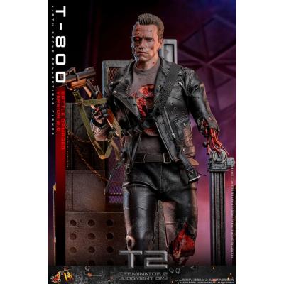 Terminator 2 Figura 1/6 Movie Masterpiece T-800 Battle Damaged Version 2.0 32 cm