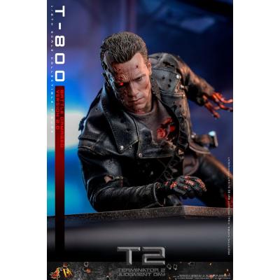 Terminator 2 Figura 1/6 Movie Masterpiece T-800 Battle Damaged Version 2.0 32 cm