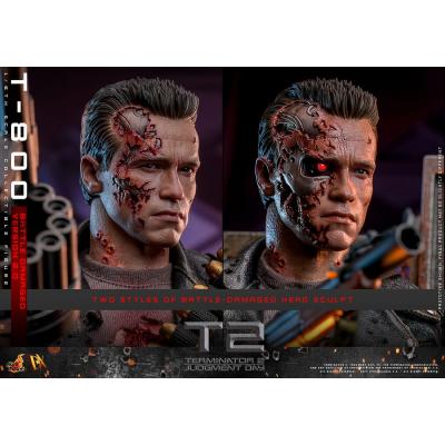 Terminator 2 Figura 1/6 Movie Masterpiece T-800 Battle Damaged Version 2.0 32 cm