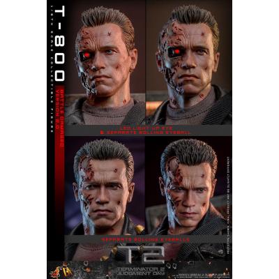 Terminator 2 Figura 1/6 Movie Masterpiece T-800 Battle Damaged Version 2.0 32 cm