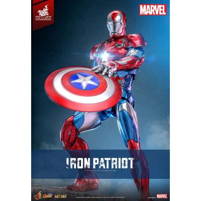 Marvel Figura Diecast Comic Masterpiece 1/6 Iron Patriot Hot Toys Exclusive 32 cm