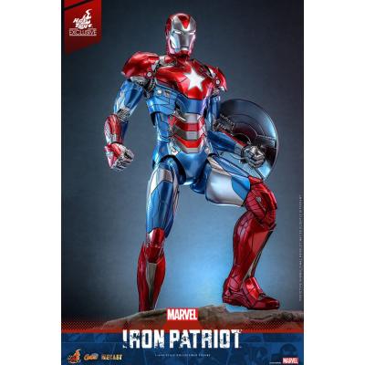 Marvel Figura Diecast Comic Masterpiece 1/6 Iron Patriot Hot Toys Exclusive 32 cm