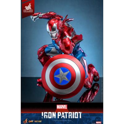Marvel Figura Diecast Comic Masterpiece 1/6 Iron Patriot Hot Toys Exclusive 32 cm