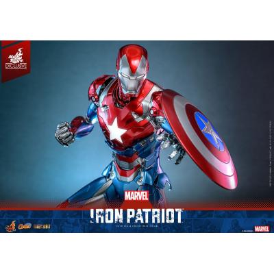 Marvel Figura Diecast Comic Masterpiece 1/6 Iron Patriot Hot Toys Exclusive 32 cm