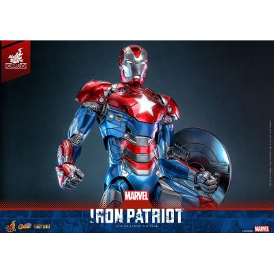 Marvel Figura Diecast Comic Masterpiece 1/6 Iron Patriot Hot Toys Exclusive 32 cm