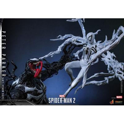Spider-Man 2 Figura Video Game Masterpiece 1/6 Peter Parker (Anti-Venom Suit) 30 cm