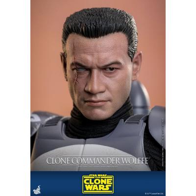 Star Wars: The Clone Wars Figura 1/6 Clone Commander Wolffe 30 cm