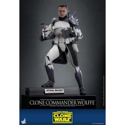 Star Wars: The Clone Wars Figura 1/6 Clone Commander Wolffe 30 cm