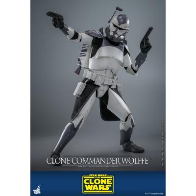 Star Wars: The Clone Wars Figura 1/6 Clone Commander Wolffe 30 cm