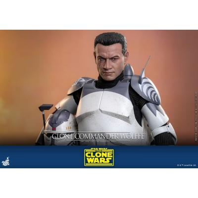 Star Wars: The Clone Wars Figura 1/6 Clone Commander Wolffe 30 cm