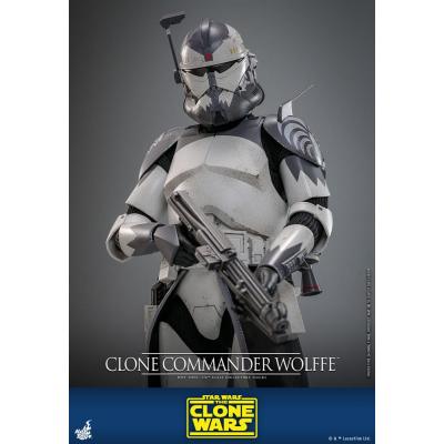 Star Wars: The Clone Wars Figura 1/6 Clone Commander Wolffe 30 cm