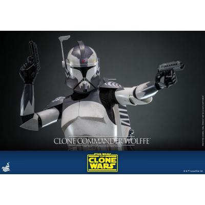Star Wars: The Clone Wars Figura 1/6 Clone Commander Wolffe 30 cm