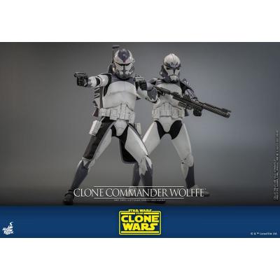 Star Wars: The Clone Wars Figura 1/6 Clone Commander Wolffe 30 cm