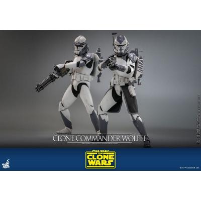 Star Wars: The Clone Wars Figura 1/6 Clone Commander Wolffe 30 cm