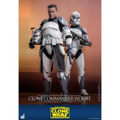 Star Wars: The Clone Wars Figura 1/6 Clone Commander Wolffe 30 cm