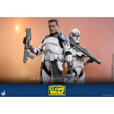 Star Wars: The Clone Wars Figura 1/6 Clone Commander Wolffe 30 cm