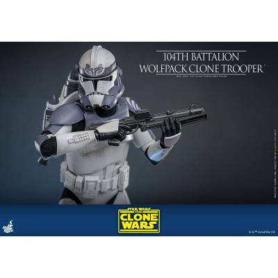 Star Wars The Clone Wars Figura 1/6 104th Battalion Wolfpack Clone Trooper 30 cm