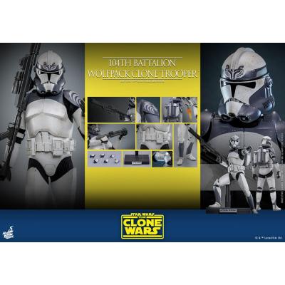Star Wars The Clone Wars Figura 1/6 104th Battalion Wolfpack Clone Trooper 30 cm
