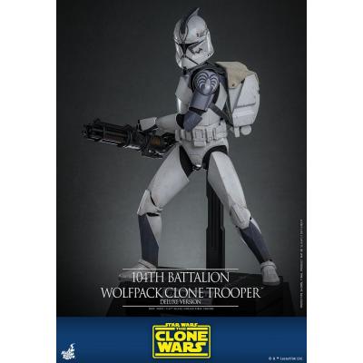 Star Wars The Clone Wars Figura 1/6 104th Battalion Wolfpack Clone Trooper Deluxe Version 30 cm