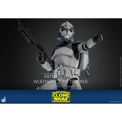 Star Wars The Clone Wars Figura 1/6 104th Battalion Wolfpack Clone Trooper Deluxe Version 30 cm